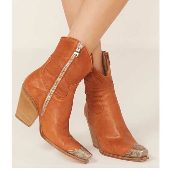 New Free People Brayden Western Boots - Picture 9 of 16